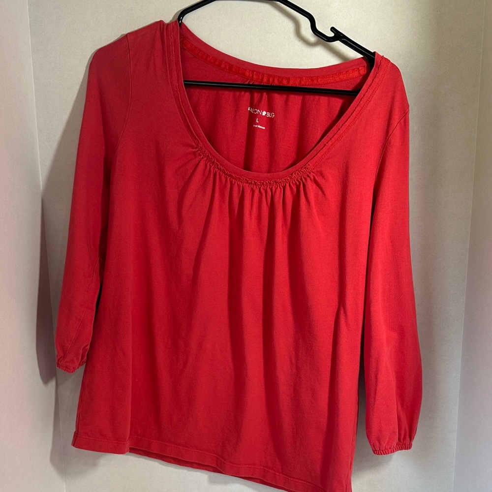 Fashion bug red top size large